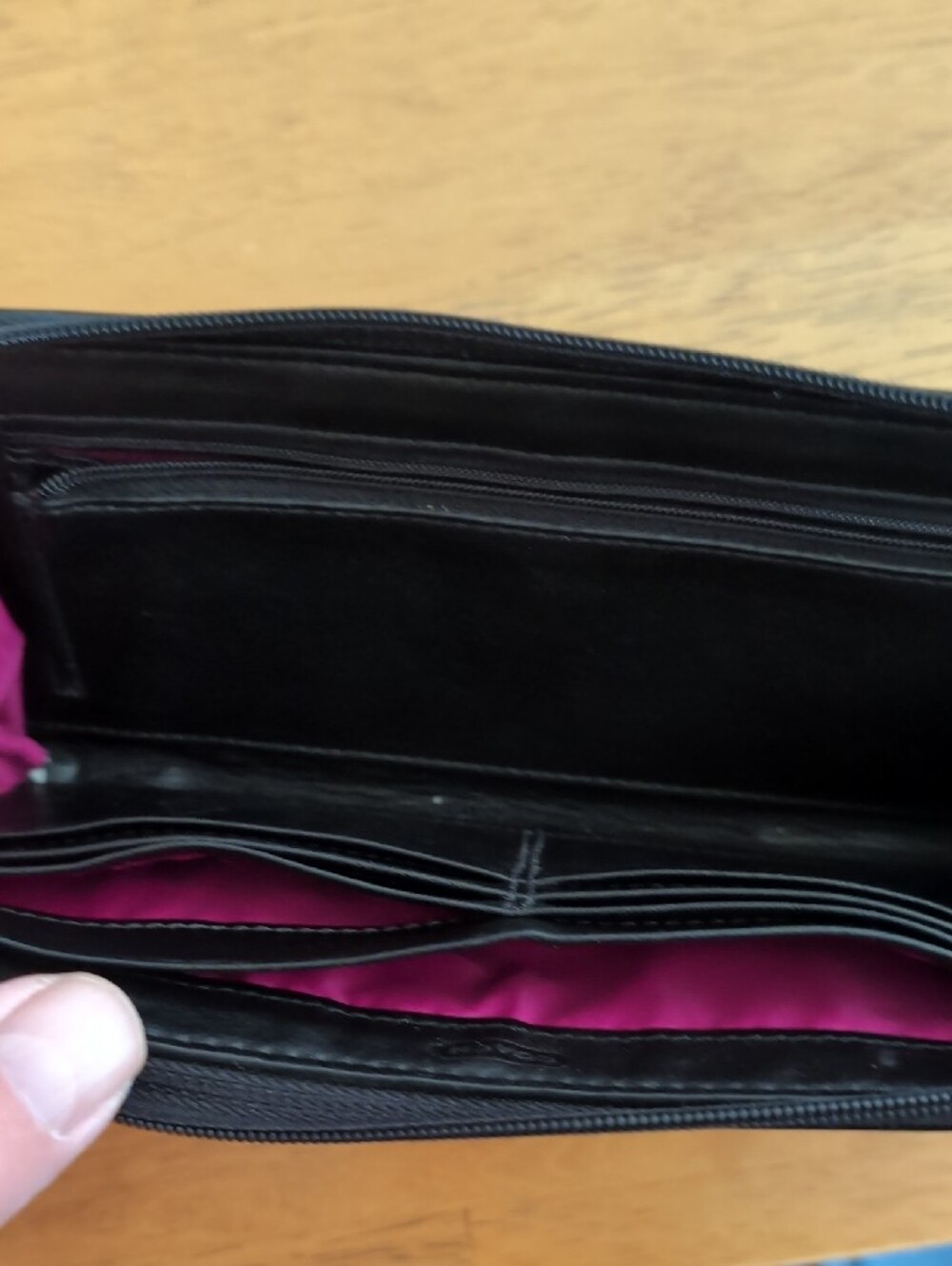 Coach Poppy Daisy Floral Graffiti Slim Zip Wallet & Wristlet [1] - Picture 5 of 5